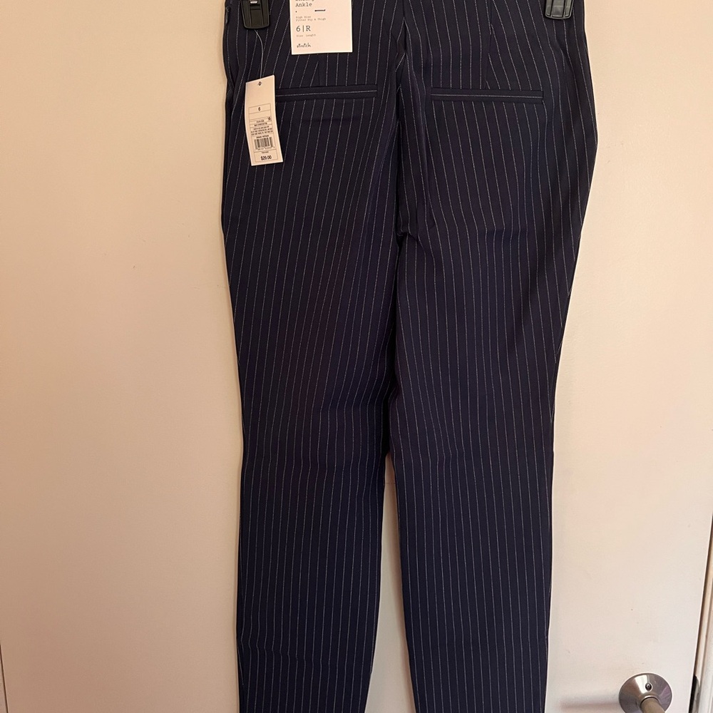 Zara Blue Dress Pants Slim Fit Tailored
